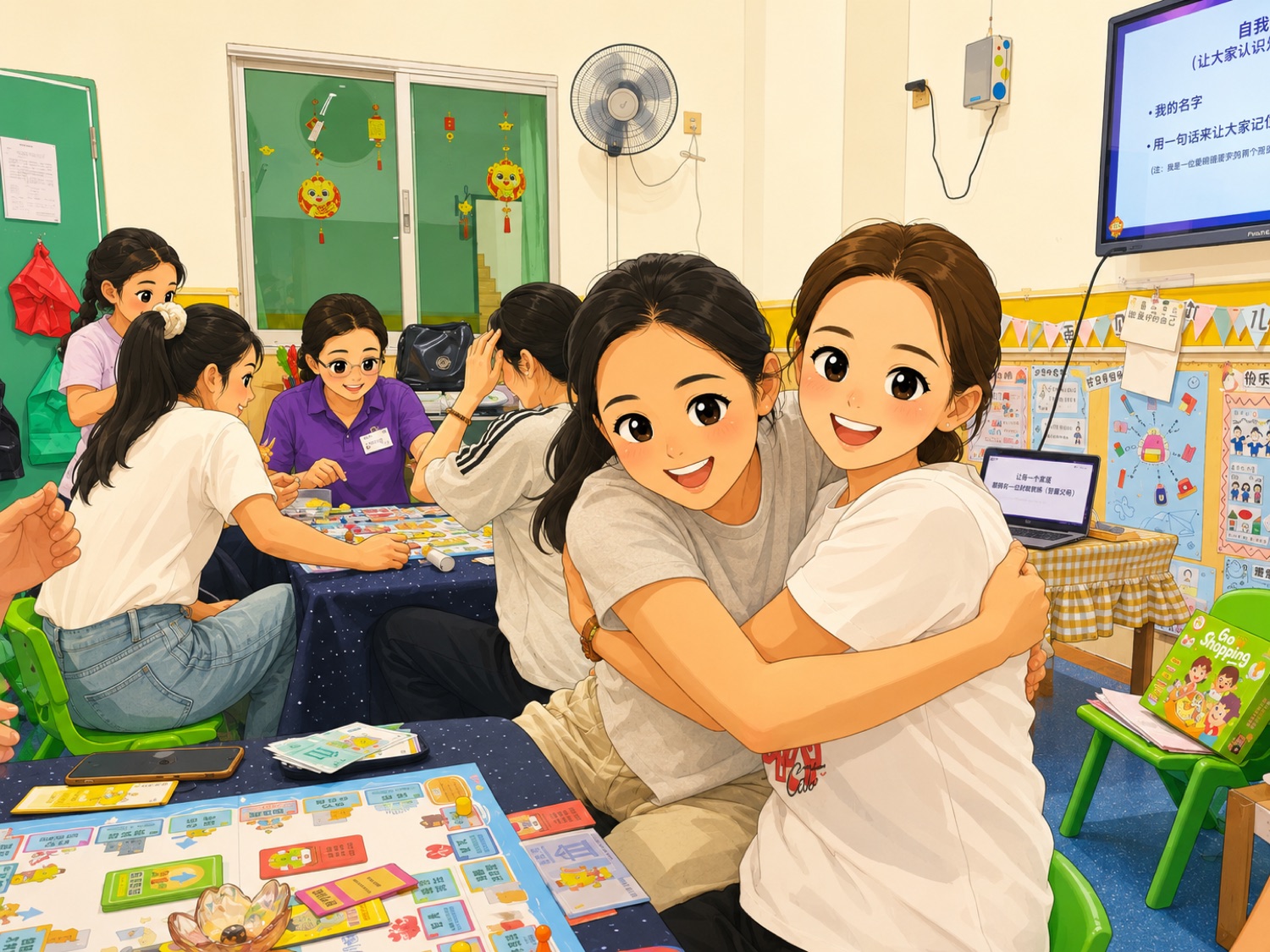 参与者在财赋沙盘活动中体验与交流