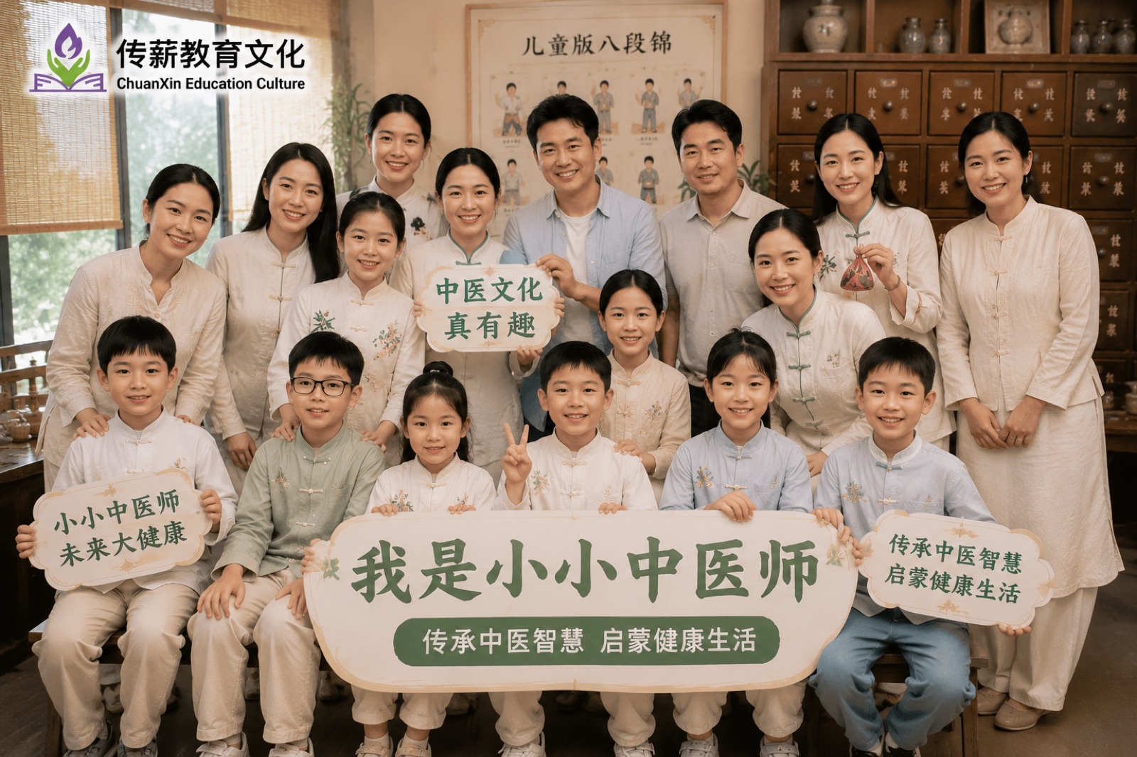 孩子参加小小中医师职业体验